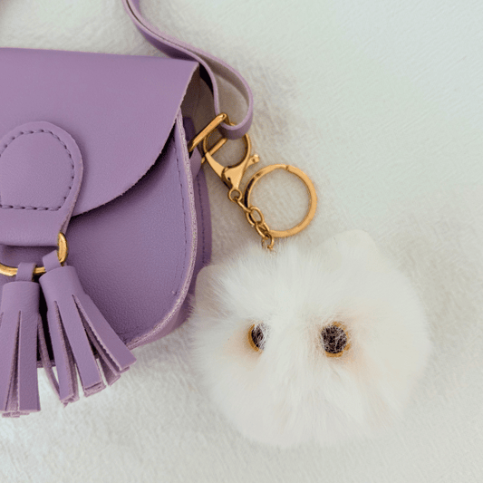 KittyPom™ plush keyring
